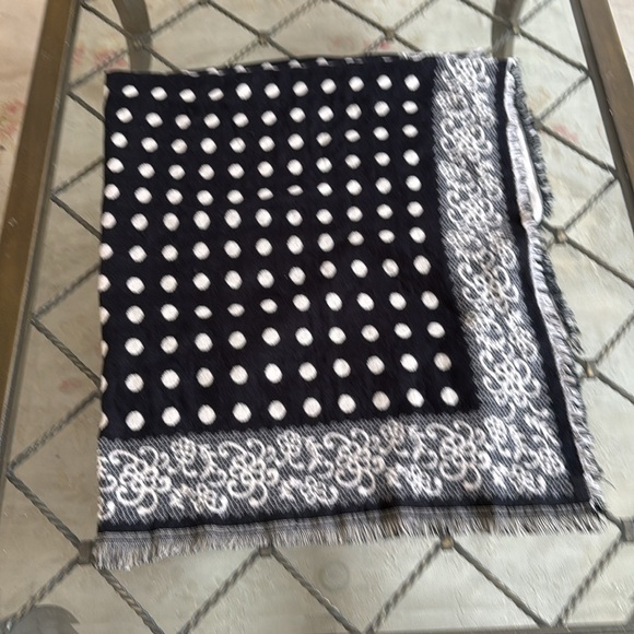 Twinset wool polka dot printed scarf - Picture 2 of 3